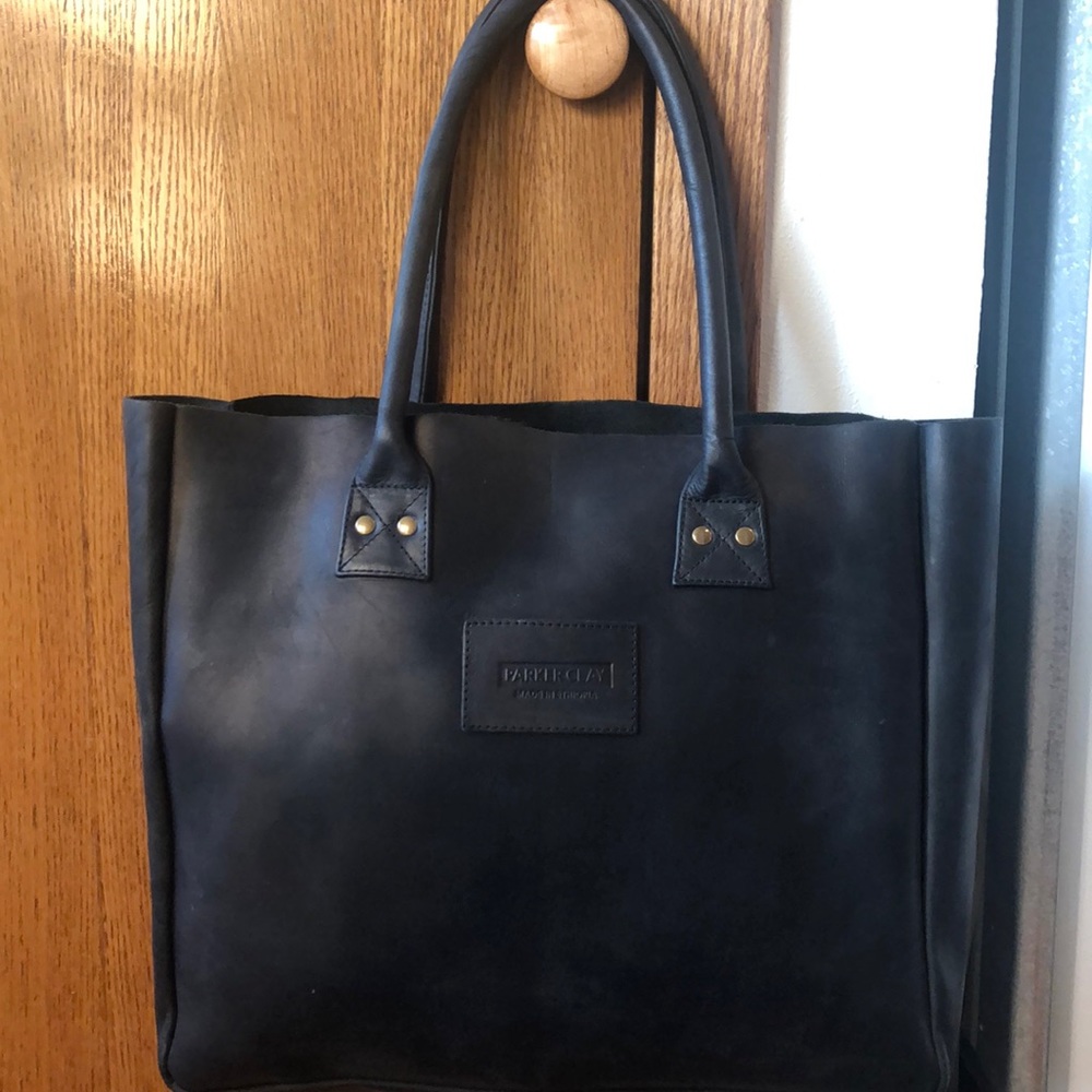 Parker Clay Leather Tote-(only used twice)